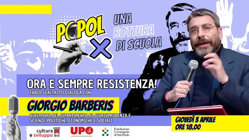 La lezione di Giorgio Barberis alla scuola di politica "PopolX"