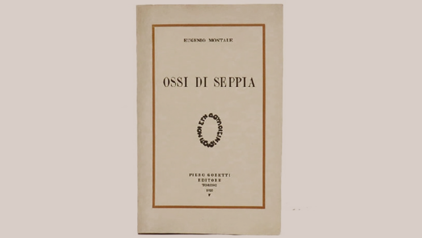 Prima edizione della raccolta "Ossi di seppia"
