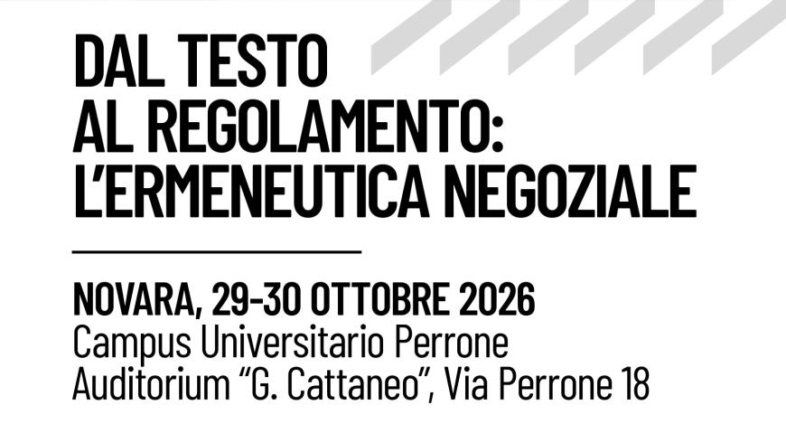 Dal testo al regolamento